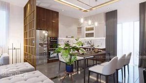 Thiết kế nội thất phòng ngủ cao cấp, sang trọng nhà anh Long